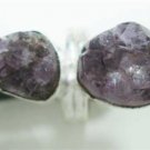 8.76gms Designer natural amethyst gemstone silver ring