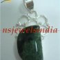 8.86gms Designer natural onyx gemstone silver pendant