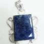 9.20gm Designer Natural agate gemstone silver pendant