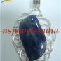 10.41gms Handmade agate gemstone & silver pendant