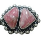 9.23gms Designer natural agate gemstone silver ring