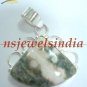 9.44gm Designer Natural agate gemstone & silver pendant