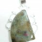 9.73gms Designer natural onyx gemstone silver pendant