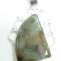 9.73gms Designer natural onyx gemstone silver pendant