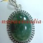 11.90gms Handmade natural onyx gemstone silver pendant