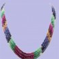 stunning Handcrafted multicolor beads gemstone string