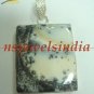 22.97gms Designer  natural onyx gemstone silver pendant