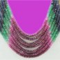 green emerald,red ruby & blue Sapphire gemstone string