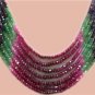 Handmade natural multicolor beads gemstone necklace