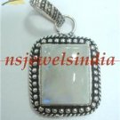 14.50gms Magnificent natural gemstone & silver pendant