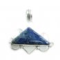 7.12gms Handmade naturale agate gemstone silver pendant