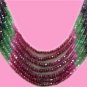 stylist natural multicolor beads gemstone necklace