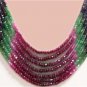 Designer natural multicolor beads gemstone necklace