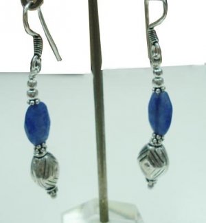 6.00 gm Stunning Designer Gemstone Silver Earrings