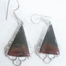 12.38 gm Stunning Designer Gemstone Silver Earrings
