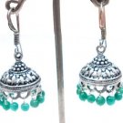 9.46 gm Stunning Aventurine  Gemstone Silver Earrings