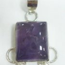 10.79 gm Stunning Amythist Gemstone Silver Pendant