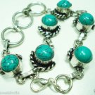 23.74 gm Stunning Turquise gemstone silver bracelet