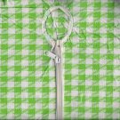Umbrella Tablecloth round gingham check green