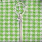 Umbrella Tablecloth round gingham check green