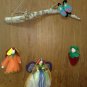 The Enchanted Forest Mobile Needle felted wool Fairy and Butterfly and Waldorf little elfs OOAK