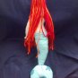 Marry the Redheaded Mermaid Princess, OOAK Doll, Primitive Folk Art