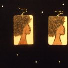 Afro Queen (burned & stained)