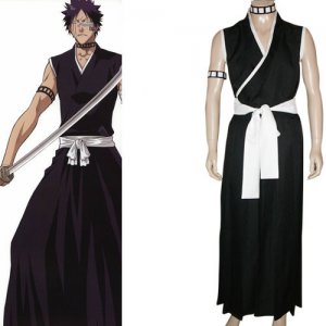 Bleach 9th Division Lieutenant Hisagi Shuuhei Cosplay Costume
