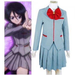 Bleach Kuchiki Rukia School Uniform Halloween Cosplay Costume