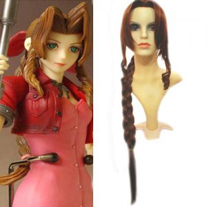 Final Fantasy Aeris Gainsborough 100cm Cosplay Wig