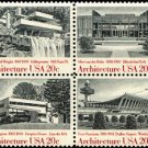 Scott #2019-2022 American Architecture Mint NH Se Tenant Block of 4