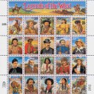 Scott #2869 Legends of the West Mint NH Sheet