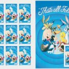 Scott #3535 34c Porky Pig Mint NH Imperf Pane
