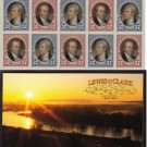 Scott #3855-3856 Lewis and Clark Booklet with 20 Mint NH Stamp