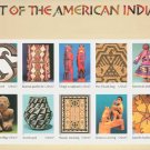 Scott#3873 Art of American Indian Mint NH Souvenir Sheet