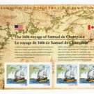 Scott#4074 Samuel de Champlain Mint NH Souvenir Sheet