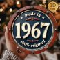 Vintage 1967 Metal Tin Sign 12x8 Inch Retro Bar Pub Garage Man Cave Wall Art Decor