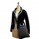 V2SL SUN CharcoChino'08 of Vela TESAGE purses,  Style 2, Sunbrella, Shoulder bags with Drawstring Cl