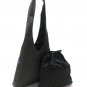 K2L&D2 SUN CharcoChino'08 of Katty TESAGE purses, comes with Purse Insert (Drawstring Organizer), Su