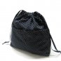 Yukiko Sato D2 Mod CharoChino Dots (2008) of Drawstring TESAGE Purse Organizer, lined in water-proof