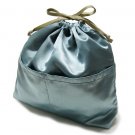 D2 Water Satin of Drawstring Kinchaku TESAGE Purse Organizer, lined in water-proof micro fiber, P