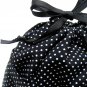 Yukiko Sato D2 Mod CharoChino Dots (2008) of Drawstring TESAGE Purse Organizer, lined in water-proof