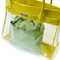 Yukiko Sato D2 Leaf Dots of Drawstring TESAGE Purse Organizer, lined in water-proof micro fiber, Pur