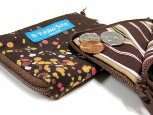 Yukiko Sato * C1AL Hanabi Tree of Chibi mini zip pouch TESAGE, Biz Card, Digital Camera Cases
