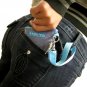Yukiko Sato - WriStrap (Wrist Strap) Leash in Stitched Trim Color, Lake Blue for Chibi TESAGE Cases,