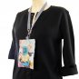 Yukiko Sato - Hip Strap in Stitched Trim Color, Smokey Gray for Chibi TESAGE Cases, ID holder, Key H