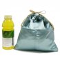 D2 Water Satin of Drawstring Kinchaku TESAGE Purse Organizer, lined in water-proof micro fiber, P