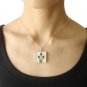 On SALE! Sterling Silver .925 Pressed 3 Rose Bud Natural Dried Flower Pendant Head Valued $48 Cream