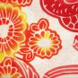 On SALE! Japanese Towel TENUGUI fabric Pheonix Red Yellow $26 Valued