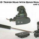 VIDEO Tripod Head With Quick Release & BUBBLE LEVEL